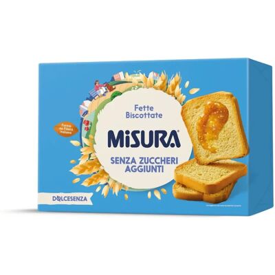 Colussi Misura Fette Biscottate - Senza Zucchero, 70% Meno Grassi Colussi Misura Fette Biscottate - Senza Zucchero, 70% Meno Grassi