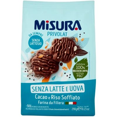 Biscotto di riso e cacao Misura - Biscuit Biscotto di riso e cacao Misura - Biscuit