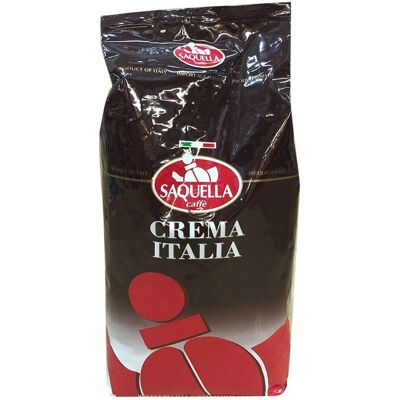 Saquella Crema Italia 1kg - Koffie Saquella Crema Italia 1kg - Koffie