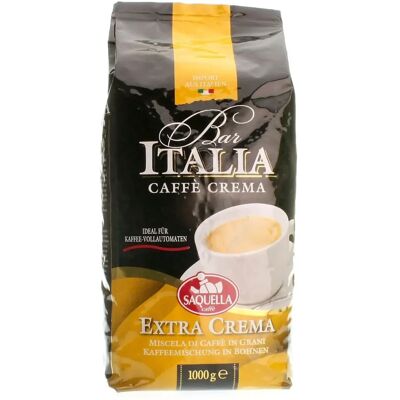 Saquella Bar Italia - Caffè Crema Extra - Licht gebrand - Koffiebonen Saquella Bar Italia - Caffè Crema Extra - Licht gebrand - Koffiebonen