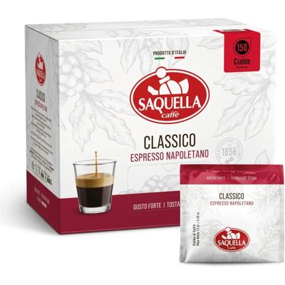 Saquella Caffè Cialde ESE Classico Neapoletano - Koffiepads Saquella Caffè Cialde ESE Classico Neapoletano - Koffiepads