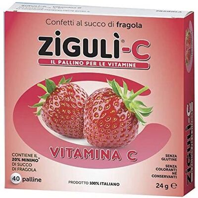 Integratore di Vitamina C Zigulì C Fragola - Falqui Integratore di Vitamina C Zigulì C Fragola - Falqui