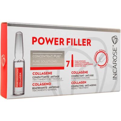 Ampoules Power Filler Collagène Incarose - 7 pièces - Publicité Ampoules Power Filler Collagène Incarose - 7 pièces - Publicité