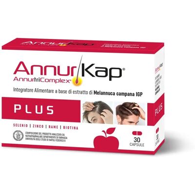 Annurkap Plus - Integratore per la Crescita dei Capelli - 30 Capsule Annurkap Plus - Integratore per la Crescita dei Capelli - 30 Capsule