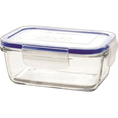 Contenitore alimenti Borgonovo - Rettangolare, 0,38L, Blu & Trasparente Contenitore alimenti Borgonovo - Rettangolare, 0,38L, Blu & Trasparente