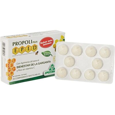 Specchiasol Propolis Lemon 20 Chewables - Sore Throat Relief Supplements Specchiasol Propolis Lemon 20 Chewables - Sore Throat Relief Supplements