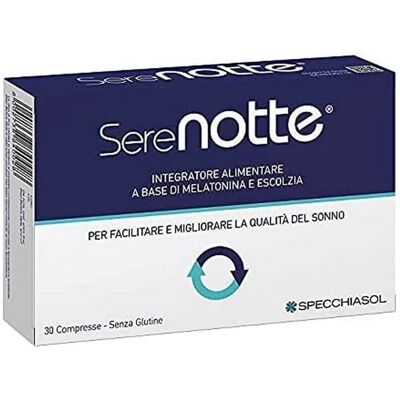 Integratore Serenotte di Supporto al Sonno di Specchiasol Integratore Serenotte di Supporto al Sonno di Specchiasol