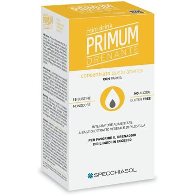 Specchiasol Primum Drenante - Piña y Papaya Complemento Alimenticio Specchiasol Primum Drenante - Piña y Papaya Complemento Alimenticio