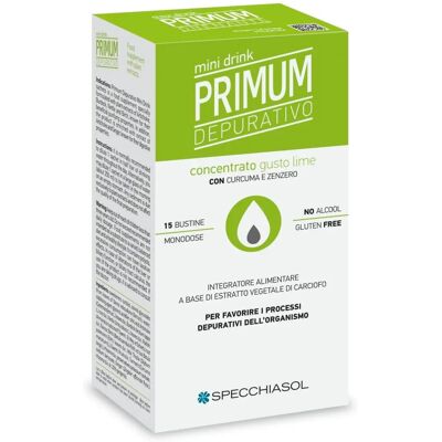 Specchiasol Primum Depurativo Mini Drink Gusto Lime - Integratore Alimentare Specchiasol Primum Depurativo Mini Drink Gusto Lime - Integratore Alimentare