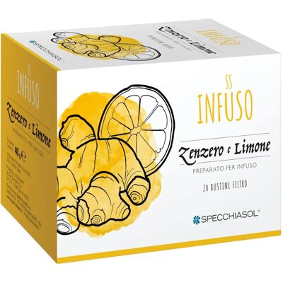 Tisana allo Zenzero e Limone Specchiasol - 20 Filtri Tisana allo Zenzero e Limone Specchiasol - 20 Filtri