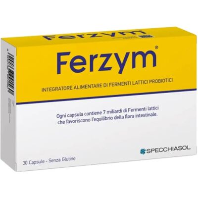 Specchiasol Ferzym Plus Cápsulas - Suplemento dietético Specchiasol Ferzym Plus Cápsulas - Suplemento dietético
