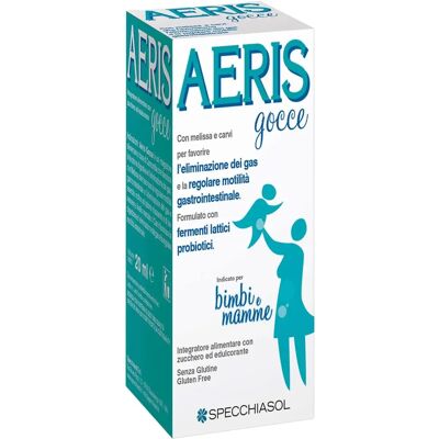 Gocce Aeris di Specchiasol - Supporto Digestivo con Camomilla, Melissa & Cumino - 20ml Gocce Aeris di Specchiasol - Supporto Digestivo con Camomilla, Melissa & Cumino - 20ml
