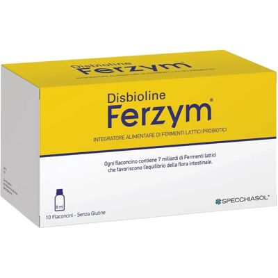 Specchiasol Disbioline Ferzym - Integratore probiotico - 10 flaconcini Specchiasol Disbioline Ferzym - Integratore probiotico - 10 flaconcini