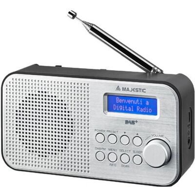 Radio portable DAB+ Majestic RT-194 - Radio Numérique Portable - Publicité Radio portable DAB+ Majestic RT-194 - Radio Numérique Portable - Publicité