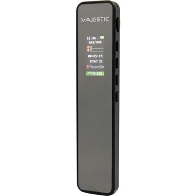 Registratore Vocale Majestic VR-38 con Memoria Interna - Digitale, 16GB Registratore Vocale Majestic VR-38 con Memoria Interna - Digitale, 16GB