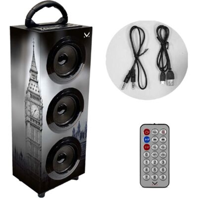 Majestic TS 100BT Bluetooth-Audiosystem - Multimedia 3 Lautsprecher 1 Subwoofer Majestic TS 100BT Bluetooth-Audiosystem - Multimedia 3 Lautsprecher 1 Subwoofer