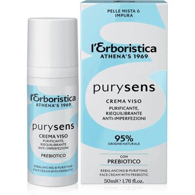 Crema facial purificante y equilibrante con prebióticos Crema facial purificante y equilibrante con prebióticos