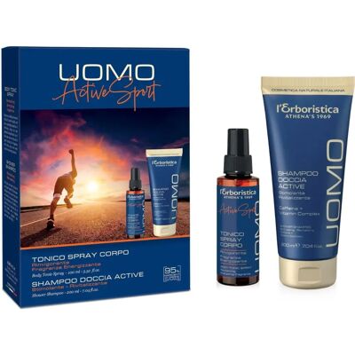 Erboristica Uomo Active Sport - Sada Sprchových Gelů Erboristica Uomo Active Sport - Sada Sprchových Gelů