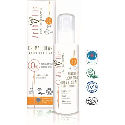Protector Solar Orgánico SPF 30 - Impermeable, Sensible, 100ml Protector Solar Orgánico SPF 30 - Impermeable, Sensible, 100ml