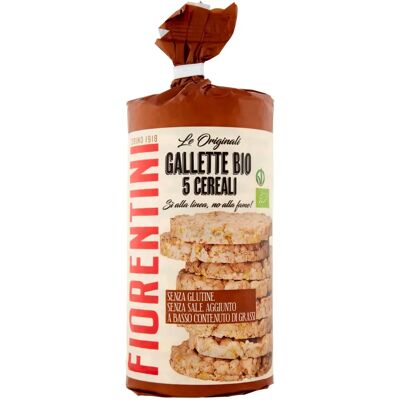 Fiorentini Gallette Bio Multi-Cereali - Senza Glutine, 100g, Confezione da 12 Fiorentini Gallette Bio Multi-Cereali - Senza Glutine, 100g, Confezione da 12