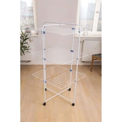 GIMI Stendipanni Verticale Linear 3 Piani - 30 m - 131 cm - 3 livelli - Stendipanni GIMI Stendipanni Verticale Linear 3 Piani - 30 m - 131 cm - 3 livelli - Stendipanni