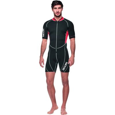 Combinaison courte Seac Ciao 2,5mm - Noir/Rouge - Équipement de plongée - Publicité Combinaison courte Seac Ciao 2,5mm - Noir/Rouge - Équipement de plongée - Publicité