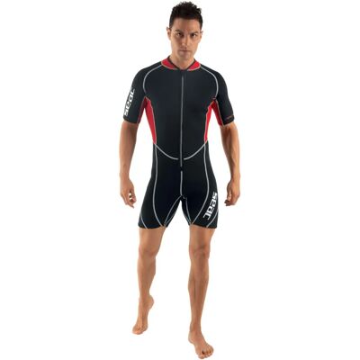 Seac Ciao Shorty 2,5 mm Våtdrakt - Svart/Rød - M Seac Ciao Shorty 2,5 mm Våtdrakt - Svart/Rød - M