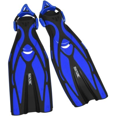 Seac F1 Blaue Leichtgewicht Doppelt Material Fin - Fin Seac F1 Blaue Leichtgewicht Doppelt Material Fin - Fin