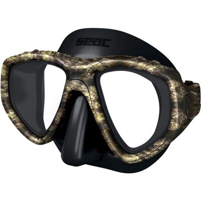 Seacsub Masque de Pêche Sous-Marine Camouflage - Volume réduit, Silicone, WFT - Publicité Seacsub Masque de Pêche Sous-Marine Camouflage - Volume réduit, Silicone, WFT - Publicité