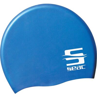 Casque de Natation Unisexe en Silicone SEACSUB - Bleu Casque de Natation Unisexe en Silicone SEACSUB - Bleu