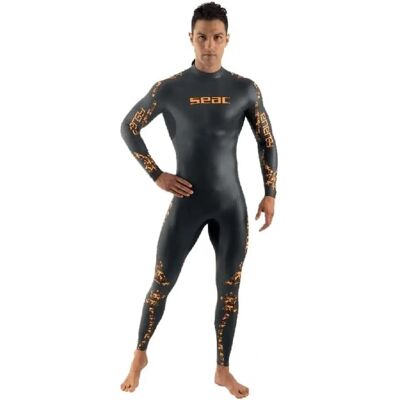 Combinaison en néoprène Seacsub Energy 2mm - Noir / Orange - Unisexe Combinaison en néoprène Seacsub Energy 2mm - Noir / Orange - Unisexe