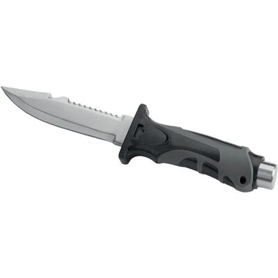 Coltello da Immersione Seacsub - Nero e Argento - Acciaio Inossidabile Durevole Coltello da Immersione Seacsub - Nero e Argento - Acciaio Inossidabile Durevole