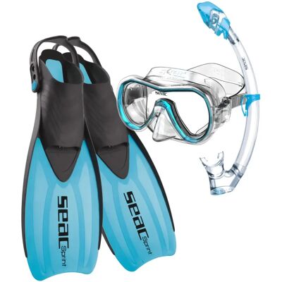 Set de snorkel Seacsub Tris Sprint Dry Azul Set de snorkel Seacsub Tris Sprint Dry Azul