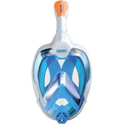 Seac Magica Volledig Gezicht Snorkelmasker - Unisex, S/M, Wit/Blauw Seac Magica Volledig Gezicht Snorkelmasker - Unisex, S/M, Wit/Blauw