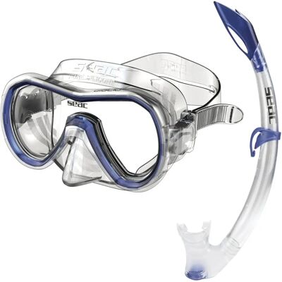 Seac Snorkel Szett Giglio MD - Kék - 7-13 év - Gyerekeknek snorkel és maszk Seac Snorkel Szett Giglio MD - Kék - 7-13 év - Gyerekeknek snorkel és maszk