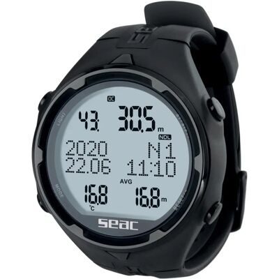 Seac Brand Action HR Dive Computer - Black Seac Brand Action HR Dive Computer - Black