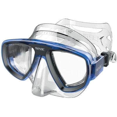 Máscara de buceo Seac Extreme 50 - Doble lente - Azul y negro Máscara de buceo Seac Extreme 50 - Doble lente - Azul y negro