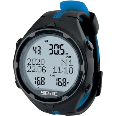 Seac Sub Seac Action HR Montre de plongée avec USB et mode apnée Seac Sub Seac Action HR Montre de plongée avec USB et mode apnée