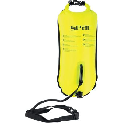 Seac Brand 28L Yellow Swimming Float - Safety Gear Seac Brand 28L Yellow Swimming Float - Safety Gear