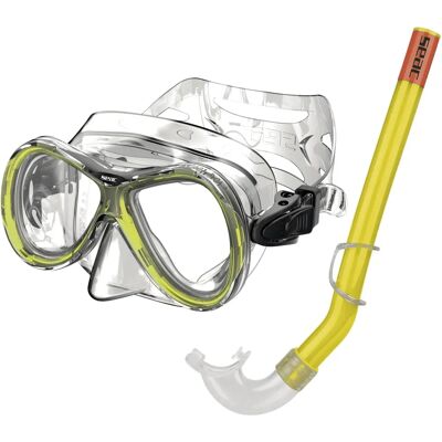 Seac Unisex Snorkel Set - Hoogwaardige hypoallergene materialen Seac Unisex Snorkel Set - Hoogwaardige hypoallergene materialen