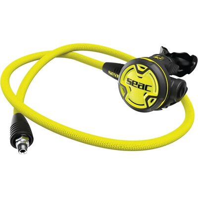 Régulateur Seacsub PX100 Jaune Noir - Poulpe, Effet Venturi réglable Régulateur Seacsub PX100 Jaune Noir - Poulpe, Effet Venturi réglable