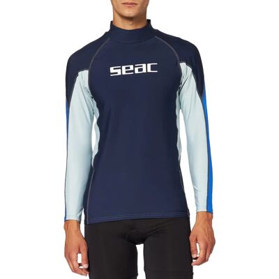 Seac Long Evo Blu - Rash Guard per snorkeling e nuoto Seac Long Evo Blu - Rash Guard per snorkeling e nuoto