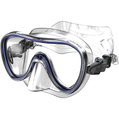 Masque de Plongée Seac Salina SLT - Vue Large, Boucles Réglables Masque de Plongée Seac Salina SLT - Vue Large, Boucles Réglables