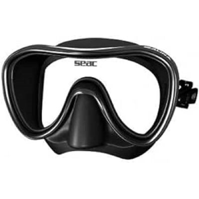 Seac Sub 9444N Salina Maschera da Immersione Nera - Maschera da Immersione Seac Sub 9444N Salina Maschera da Immersione Nera - Maschera da Immersione