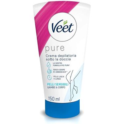 Krem depilacyjny Veet do skóry wrażliwej z technologią Silky Fresh - 150ml Krem depilacyjny Veet do skóry wrażliwej z technologią Silky Fresh - 150ml