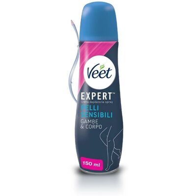 Spray Crema Veet per Pelle Sensibile - Crema Depilatoria Spray Crema Veet per Pelle Sensibile - Crema Depilatoria