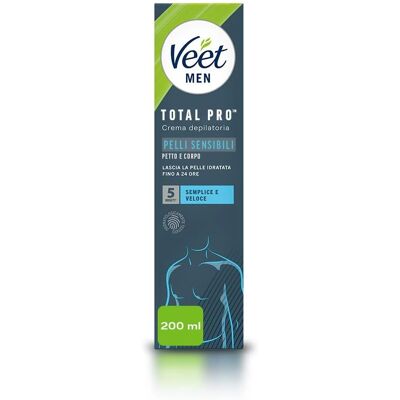 Veet Männer Haarentfernung Creme für empfindliche Haut (200ml) Veet Männer Haarentfernung Creme für empfindliche Haut (200ml)