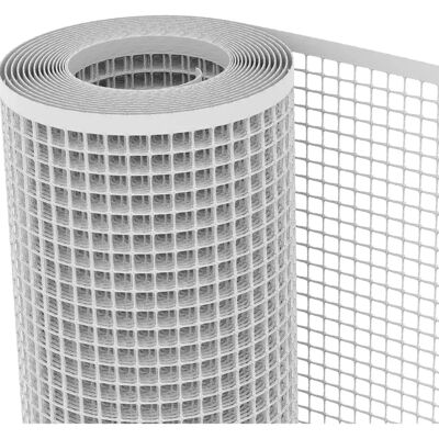 TENAX - Quadra 20 - Plata - 1,00 x 5 m - Malla plástica protectora TENAX - Quadra 20 - Plata - 1,00 x 5 m - Malla plástica protectora