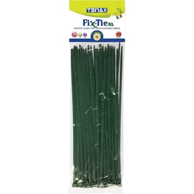 TENAX Fix-tie xl - Fascette in plastica stabilizzate ai raggi UV - 29cm - Verde - Multiuso TENAX Fix-tie xl - Fascette in plastica stabilizzate ai raggi UV - 29cm - Verde - Multiuso