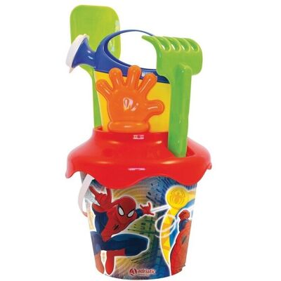 Adriatic - Set Spiaggia Spiderman - Secchiello 18cm e Accessori Adriatic - Set Spiaggia Spiderman - Secchiello 18cm e Accessori